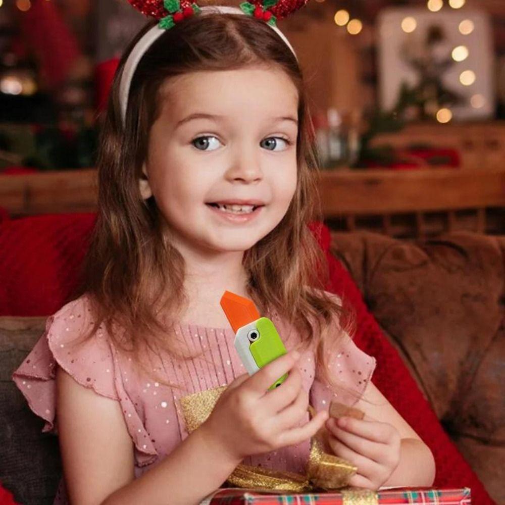 Морковь 3D Гравитационная игрушка-морковка Push Card 3D-печать Гравитационная игрушка-морковка Игрушки для Хэллоуина синий